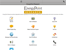 Tablet Screenshot of energypointresearch.com